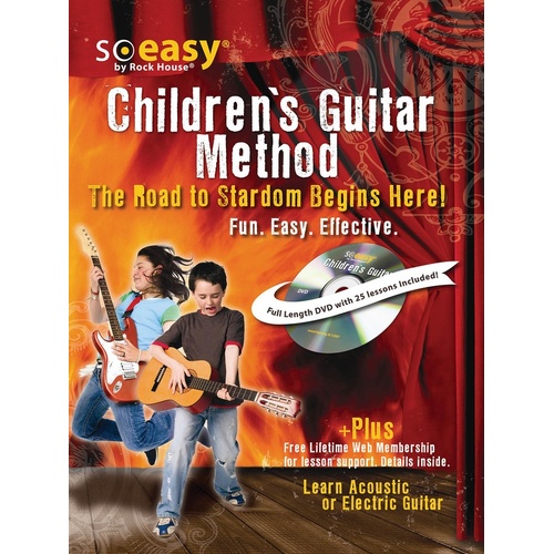 Childrens Guitar Method So Easy Book/CD/DVD (Softcover Book/DVD)