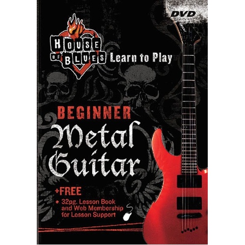 House of Blues Learn to Play Beginner Metal Guitar DVD