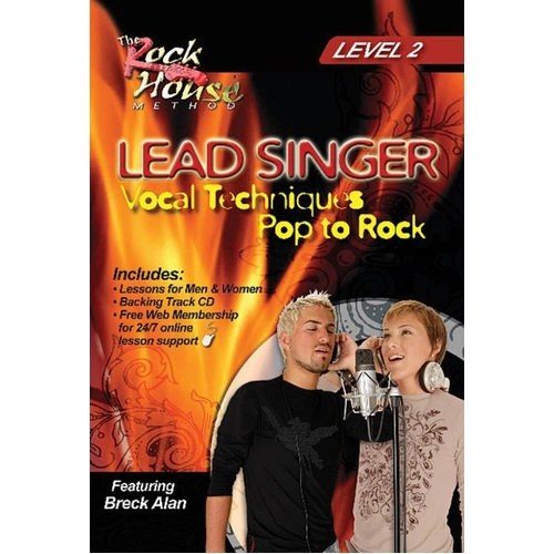 Lead Singer Tech from Pop to Rock Level 2 DVD/CD by Breck Alan
