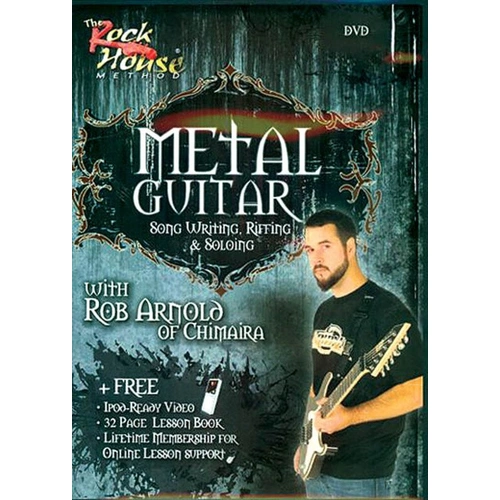 Metal Guitar Song Writing Riffing & Soloing DVD by Rob Arnold