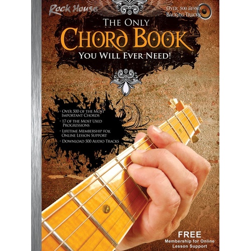 Only Chord Book You Will Ever Need Guitar Book/Alo (Softcover Book/Online Audio)