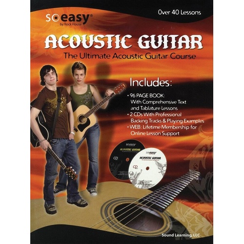 Rock House Ultimate Acoustic Guitar Course BK/CD