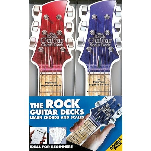 Rock Guitar Chord and Scale Deck Double Pack TAB (Package)
