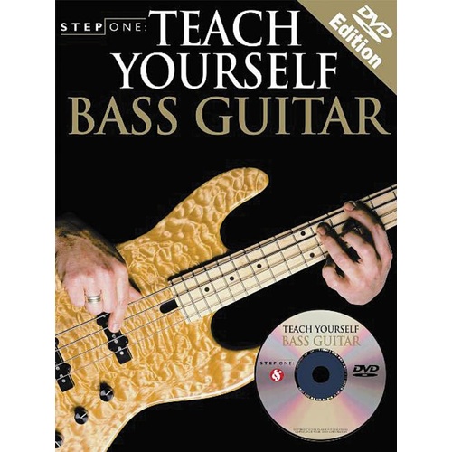 Step One Teach Yourself Bass Guitar Book/DVD (Softcover Book/DVD)
