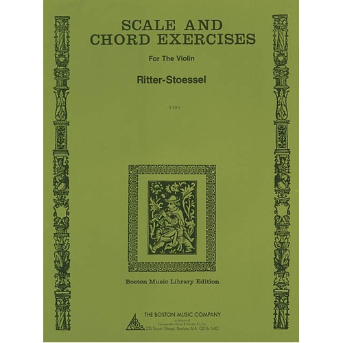Scale And Chord Exercises For The Violin (Softcover Book)