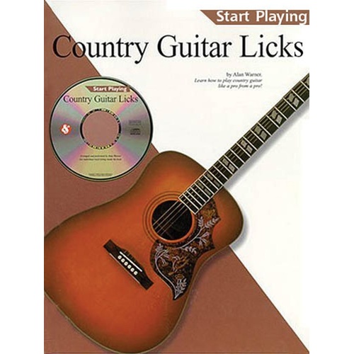 Start Playing Country Guitar Licks Book/CD (Softcover Book/CD)