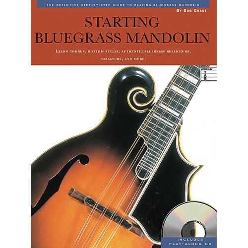 Starting Bluegrass Mandolin Book/CD (Softcover Book/CD)