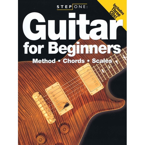 Step One Guitar For Beginners Book/3CDs (Softcover Book/CD)