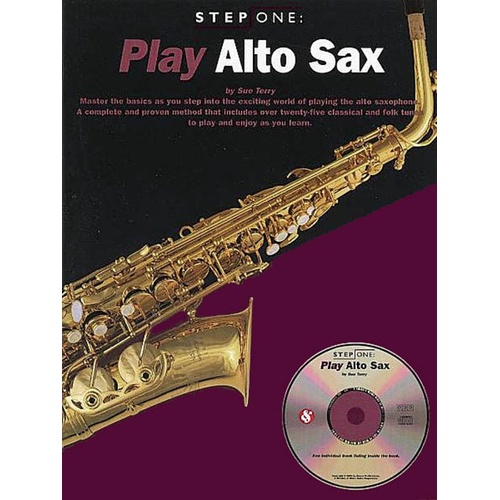 Step One Play Alto Sax Book/CD (Softcover Book/CD)
