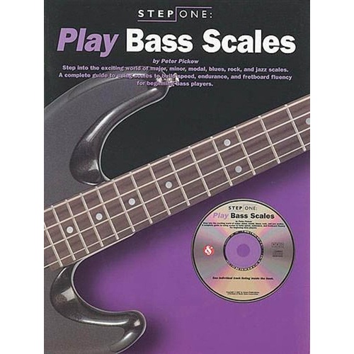 Step One Play Bass Scales BK/CD