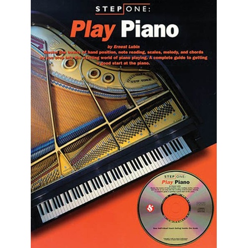 Step One Play Piano Book/CD (Softcover Book/CD)