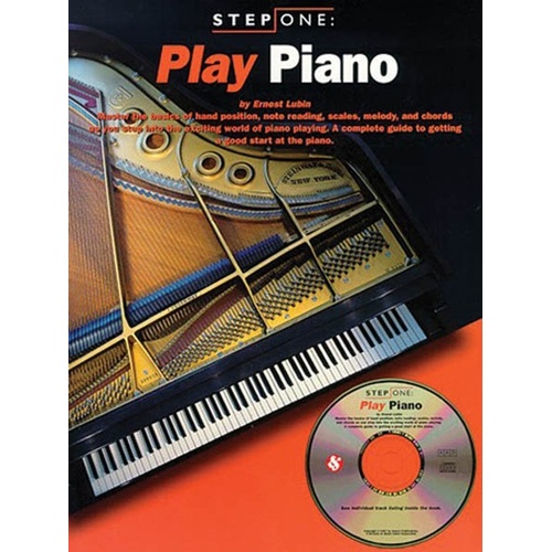 Step One Play Piano Book with CD
