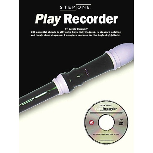 Step One Play Recorder with CD