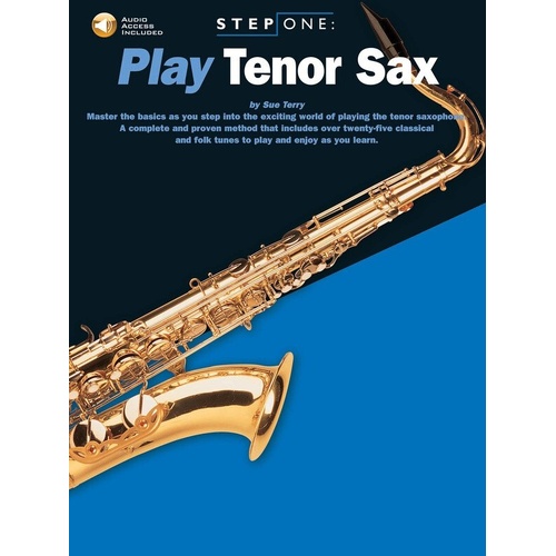 Step One Play Tenor Sax Book with CD