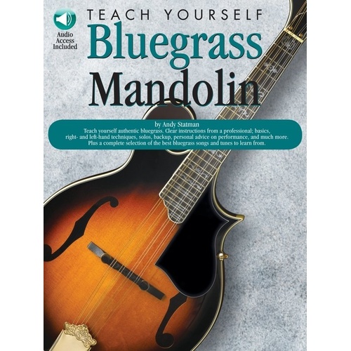 Teach Yourself Bluegrass Mandolin Book/Audio Pack