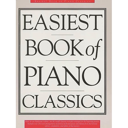 Easiest Book Of Piano Classics