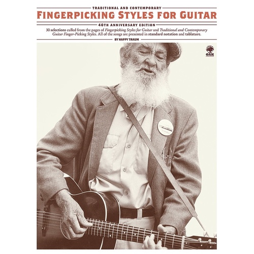 Happy Traum - Fingerpicking Styles For Guitar (Softcover Book)