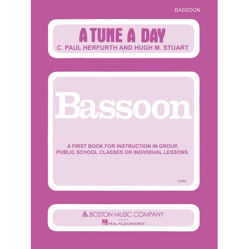 A Tune A Day Bassoon Book 1 (Softcover Book)