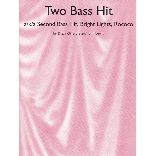 Two Bass Hit Piano Solo S/S (Sheet Music)