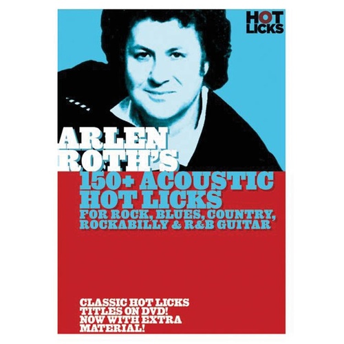 Arlen Roth - 150and Acoustic Hot Licks Guitar DVD (DVD Only)