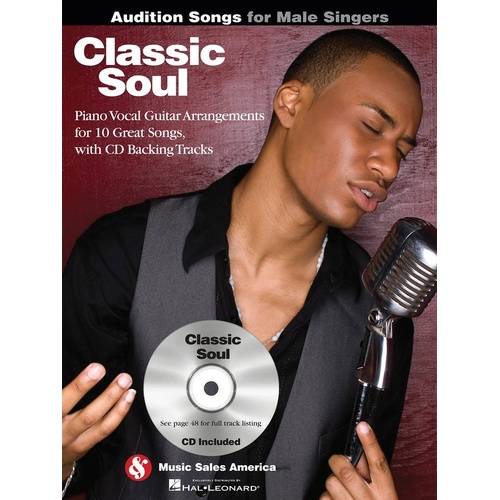 Classic Soul Audition Songs Male Singers Book/CD (Softcover Book/CD)