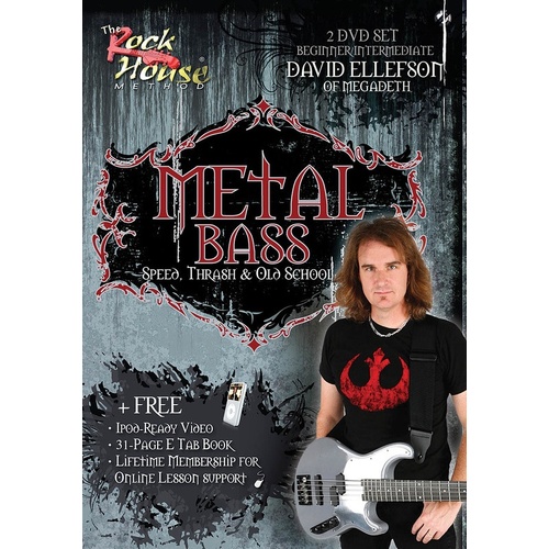 Metal Bass Speed Thrash Feat David Ellefson 2DVD (DVD Only)