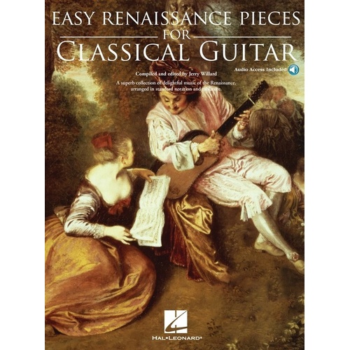 Easy Renaissance Pieces for Classical Guitar Book