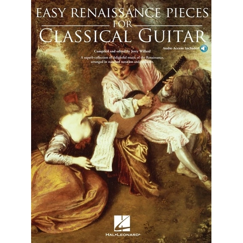 Easy Renaissance Pieces for Classical Guitar by Hal Leonard