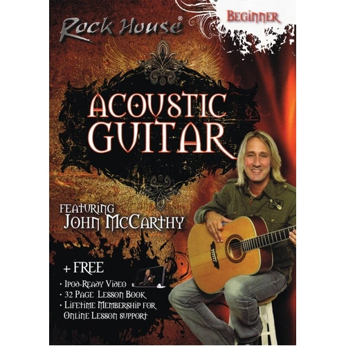 Acoustic Guitar Beginner DVD by Rock House