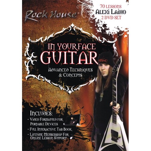 In Your Face Guitar 2DVD Set (DVD Only)