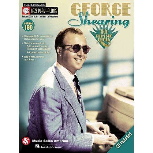 George Shearing Jazz Play Along Book/CD V160 (Softcover Book/CD)