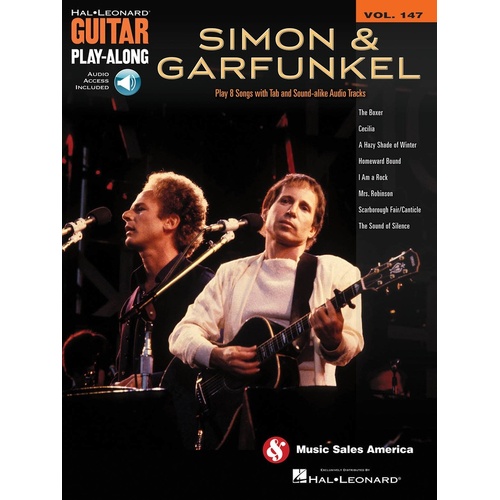 Simon and Garfunkel Guitar Playalong V147 Book/Online Audio (Softcover Book/Online Audio)
