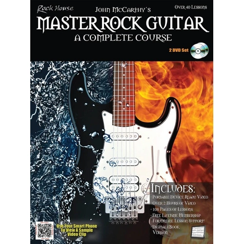Master Rock Guitar Complete Course with 3 DVDs by John McCarthy