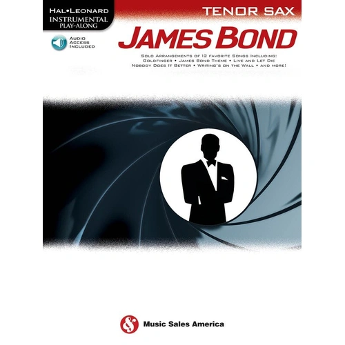 James Bond for Tenor Sax Playalong Book with Online Audio Access