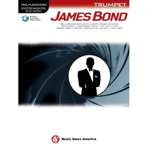 James Bond for Trumpet Playalong Book with Online Audio Access