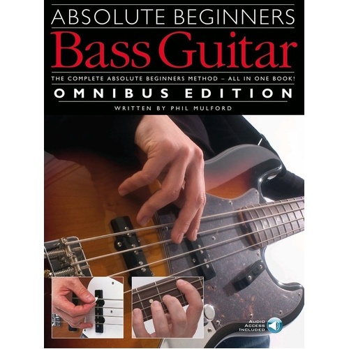 Absolute Beginners Bass Guitar Omnibus Edition BK/OLA