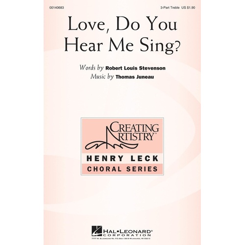 Love Do You Hear Me Sing 3 Part Treble (Octavo)