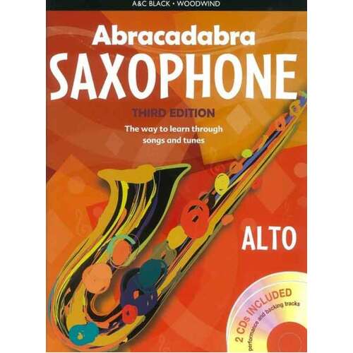 Abracadabra Saxophone Book/2CD 3rd Ed (Softcover Book/CD)