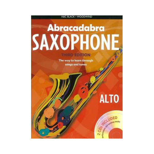 Abracadabra Saxophone Method Book with CDs