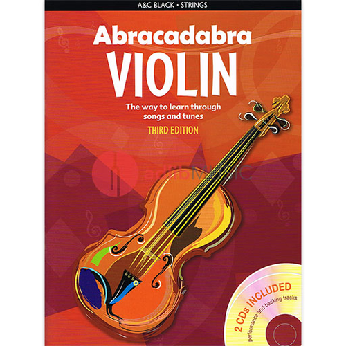 Abracadabra Violin Book with CDs - 3rd Edition, Sheet Music, Tutors, Method Books, Duets, Trios, Clear Diagrams, Performance Tracks