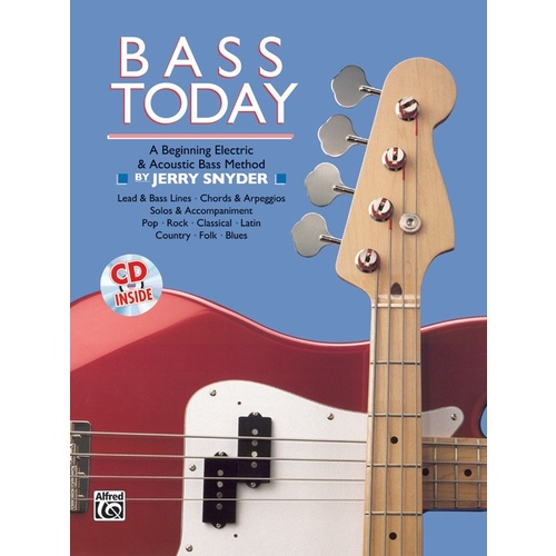 Bass Today Book and CD - Guitar Sheet Music