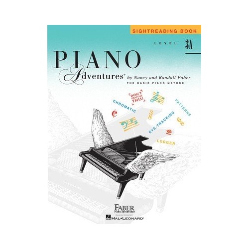 Piano Adventures Level 3A Sightreading Book by Faber Piano Adventures, 96 Pages