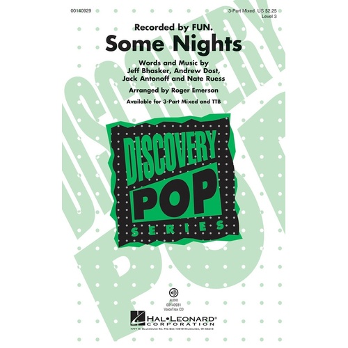 Some Nights VoiceTrax CD (CD Only)