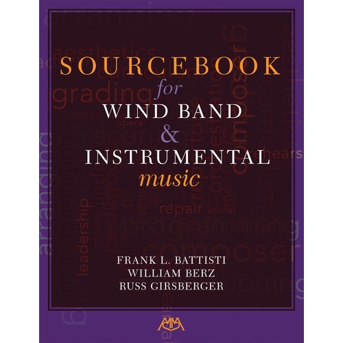 Sourcebook For Wind Band and Instrumental Music (Softcover Book)