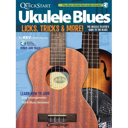 Kev's QuickStart Ukulele Blues Book with CD