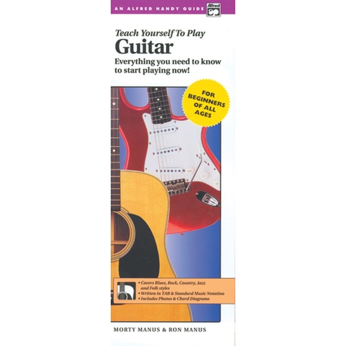 Alfred's Teach Yourself To Play Guitar Comb Bound