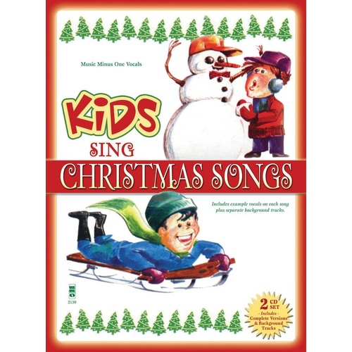Kids Sing Christmas Songs Book/2CD (Softcover Book/CD)