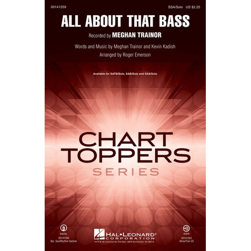 All About That Bass ShowTrax CD (CD Only)