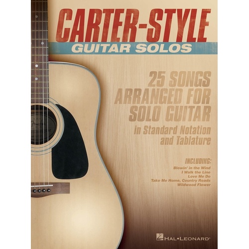 Carter Style Guitar Solos TAB (Softcover Book)