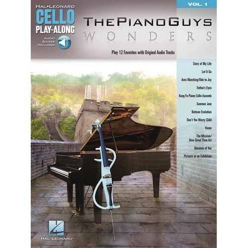 Wonders Cello Play-Along V1 by Hal Leonard
